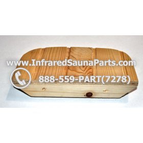 WOOD SHELVES + CUP HOLDERS - HEMLOCK WOOD CUP HOLDER STYLE 3 1