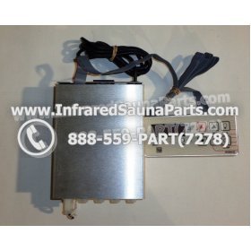 COMPLETE CONTROL POWER BOX WITH CONTROL PANEL - COMPLETE CONTROL POWER BOX  AIRWALL INFRARED SAUNA WITH CONTROL PANEL 5