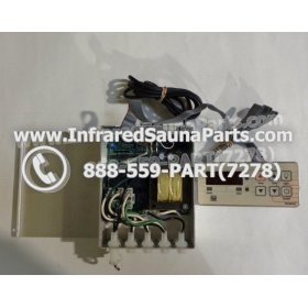 COMPLETE CONTROL POWER BOX WITH CONTROL PANEL - COMPLETE CONTROL POWER BOX  O-SAUNA INFRARED SAUNA WITH CONTROL PANEL 6