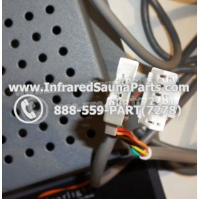 COMPLETE CONTROL POWER BOX WITH CONTROL PANEL - COMPLETE CONTROL POWER BOX FOR  INFRARED SAUNA 110v 120v WITH TWO CONTROL PANELS UNIVERSAL 10