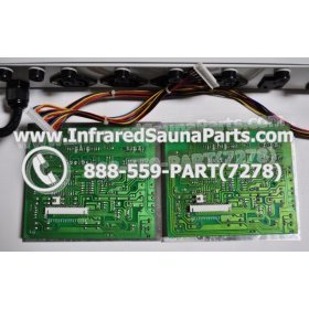 COMPLETE CONTROL POWER BOX WITH CONTROL PANEL - COMPLETE CONTROL POWER BOX CAL SAUNA  INFRARED SAUNA STYLE 4 WITH TWO CONTROL PANELS 4