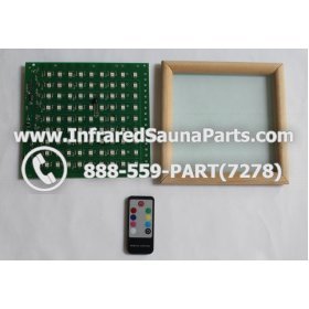 CHROMOTHERAPY - CHROMOTHERAPY LED LIGHTING WITH 7 COLOR 201210G3 WITH REMOTE AND FRAME 1