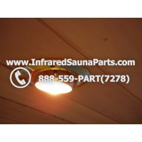 COMPLETE LIGHT ASSEMBLY 12V - COMPLETE LIGHT ASSEMBLY IN GOLD FINISH WITH BULB 12V 1