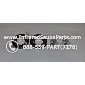 COMPLETE LIGHT ASSEMBLY 220V / 240V - COMPLETE LIGHT ASSEMBLY 2 HOUSING IN SILVER FINISH WITH 2 BULBS 220V / 240V 4