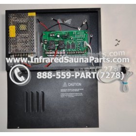 COMPLETE CONTROL POWER BOX 220V / 240V - COMPLETE CONTROL POWER BOX  220V / 240V WITH 8 CIRCUIT BOARD PINS SAUNA KING INFRARED SAUNA 13