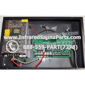 COMPLETE CONTROL POWER BOX 220V / 240V - COMPLETE CONTROL POWER BOX  220V / 240V WITH 8 CIRCUIT BOARD PINS SAUNAGEN INFRARED SAUNA 8