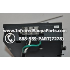 COMPLETE CONTROL POWER BOX 220V / 240V - COMPLETE CONTROL POWER BOX 220V / 240V SAUNAGEN INFRARED SAUNA  110V  120V WITH 7 CIRCUIT BOARD PINS  6 FEMALE PLUGS 9