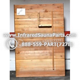 WOOD SAUNA WALLS - HEMLOCK WOOD SAUNA PANEL ( 46.2" x 31.5" ) 1
