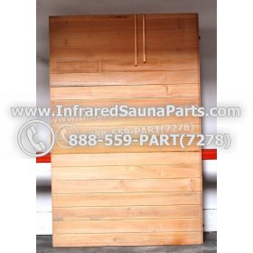 WOOD SAUNA WALLS - HEMLOCK WOOD SAUNA PANEL ( 69.5" x 45.4" ) L 3
