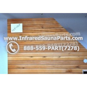 WOOD SAUNA ROOF - HEMLOCK WOOD CORNER SAUNA ROOF ( 55.8" x 55.8" ) 2