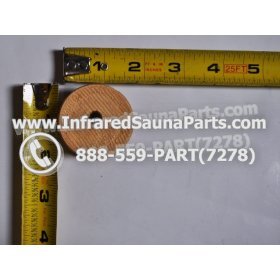 WOOD HANDLES + TOWEL HANDLES - HEMLOCK WOOD DOOR CIRCLE HANDLE 3