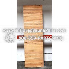 WOOD BENCHS + HEATERS - HEMLOCK WOOD BENCH ( 55.5" x 17" ) 4