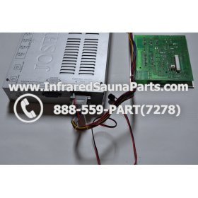 COMPLETE CONTROL POWER BOX WITH CONTROL PANEL - COMPLETE CONTROL POWER BOX IRONMAN INFRARED SAUNA STYLE 3 WITH ONE CONTROL PANEL 4