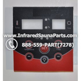 FACE PLATES - FACEPLATE FOR CIRCUIT BOARD PRECISION INFRARED SAUNA  06S064 1