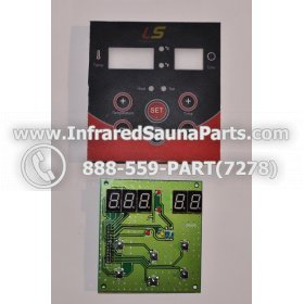 CIRCUIT BOARDS WITH  FACE PLATES - CIRCUIT BOARD WITH FACE PLATE LONGEVITY INFRARED SAUNA 06S064 1