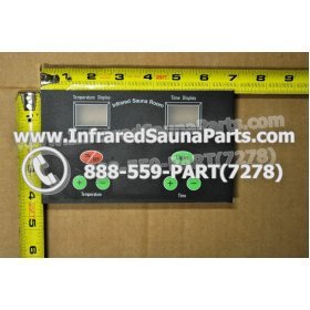 FACE PLATES - FACEPLATE FOR CIRCUIT BOARD WASAUNA INFRARED SAUNA NYSN2DB V3.2F 2