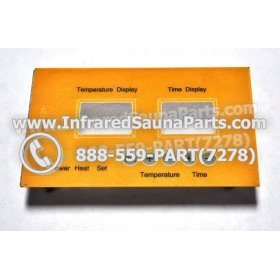 FACE PLATES - FACEPLATE FOR CIRCUIT BOARD LUX INFRARED SAUNA 06S10196 1