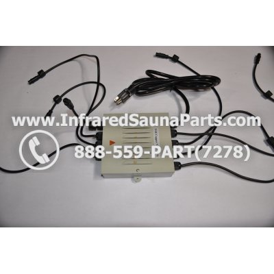 COMPLETE CONTROL POWER BOX 220V / 240V - COMPLETE CONTROL POWER BOX 220V / 240V SUNTECH INFRARED SAUNA WITH 8 HEATER PLUGS v2 1
